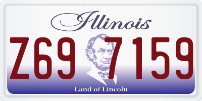IL license plate Z697159