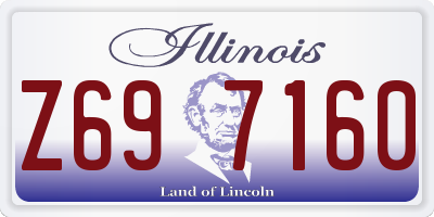 IL license plate Z697160