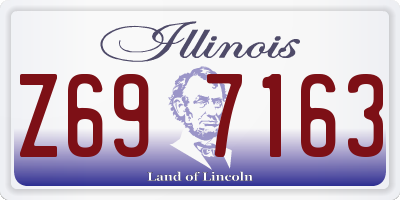 IL license plate Z697163