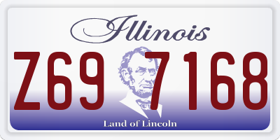 IL license plate Z697168