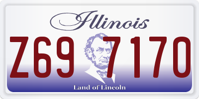 IL license plate Z697170