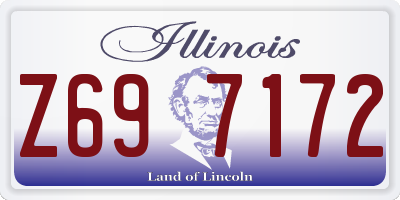 IL license plate Z697172