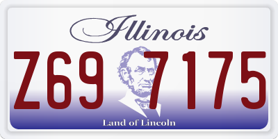 IL license plate Z697175