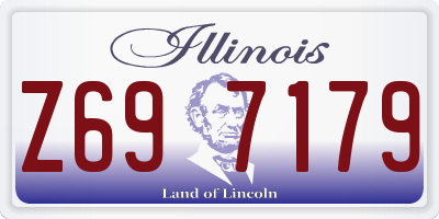 IL license plate Z697179