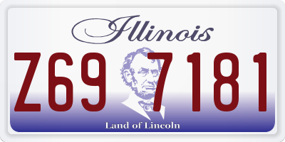 IL license plate Z697181