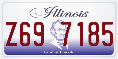 IL license plate Z697185