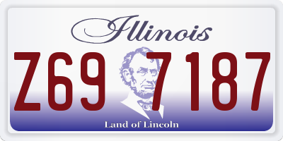 IL license plate Z697187