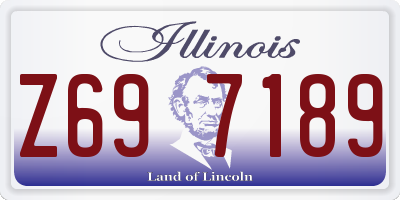 IL license plate Z697189