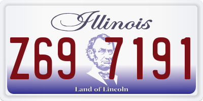 IL license plate Z697191