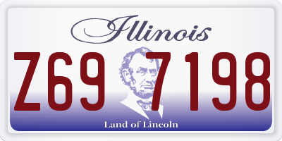 IL license plate Z697198