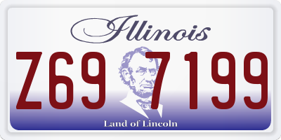 IL license plate Z697199