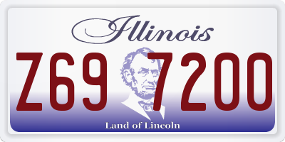 IL license plate Z697200