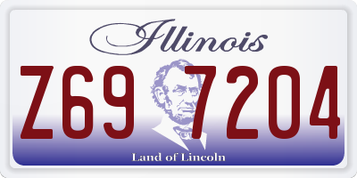 IL license plate Z697204