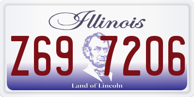 IL license plate Z697206