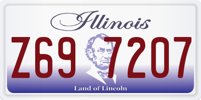 IL license plate Z697207