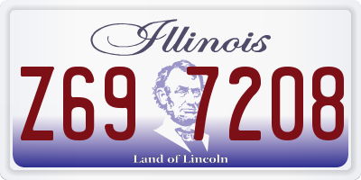 IL license plate Z697208