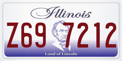 IL license plate Z697212
