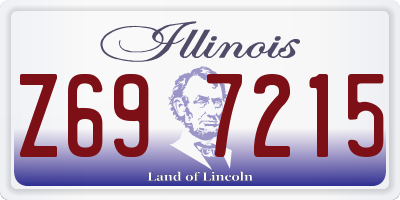 IL license plate Z697215