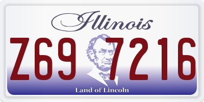 IL license plate Z697216