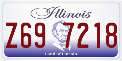 IL license plate Z697218