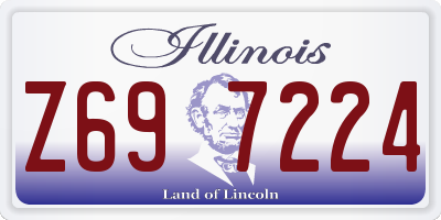 IL license plate Z697224