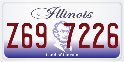 IL license plate Z697226