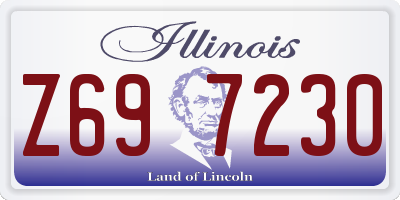IL license plate Z697230