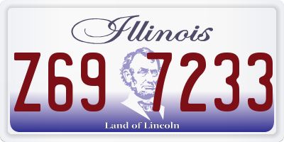 IL license plate Z697233