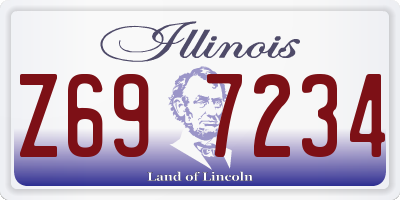 IL license plate Z697234