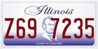 IL license plate Z697235