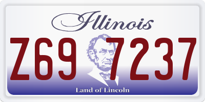 IL license plate Z697237