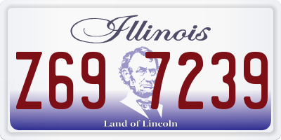 IL license plate Z697239