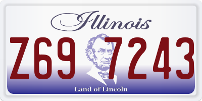 IL license plate Z697243