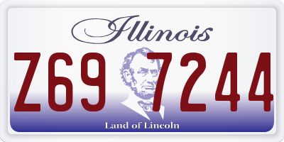 IL license plate Z697244