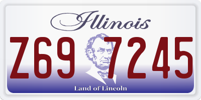 IL license plate Z697245