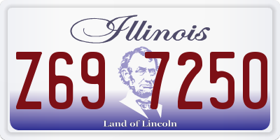 IL license plate Z697250