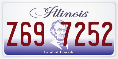 IL license plate Z697252