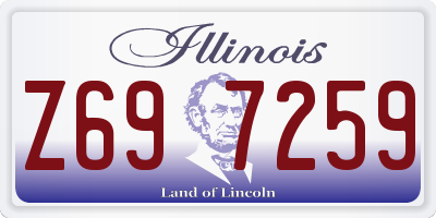 IL license plate Z697259