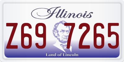 IL license plate Z697265