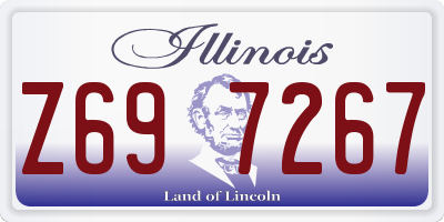 IL license plate Z697267