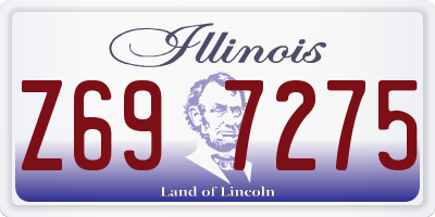 IL license plate Z697275