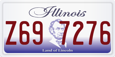 IL license plate Z697276