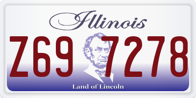 IL license plate Z697278