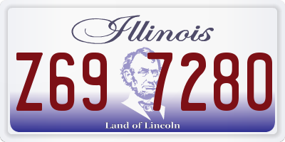 IL license plate Z697280