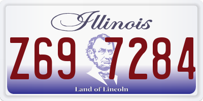 IL license plate Z697284