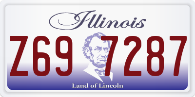 IL license plate Z697287