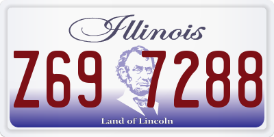 IL license plate Z697288