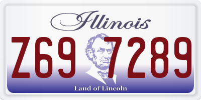 IL license plate Z697289