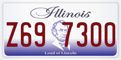 IL license plate Z697300