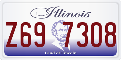 IL license plate Z697308